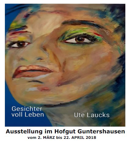 „Gesichter voll Leben“ – neue Kunstausstellung im Hofgut Guntershausen