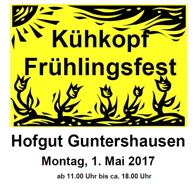 Kühkopf-Frühlingsfest  auf dem Hofgut Guntershausen am 1. Mai 2017