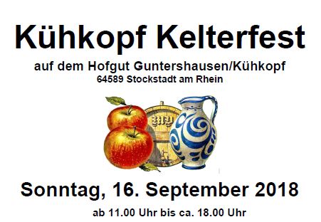 Kelterfest auf dem Hofgut Guntershausen