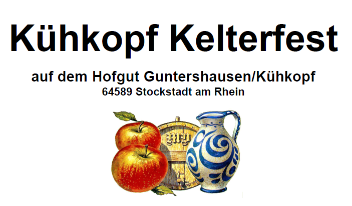 Kühkopf-Kelterfest  auf dem Hofgut Guntershausen